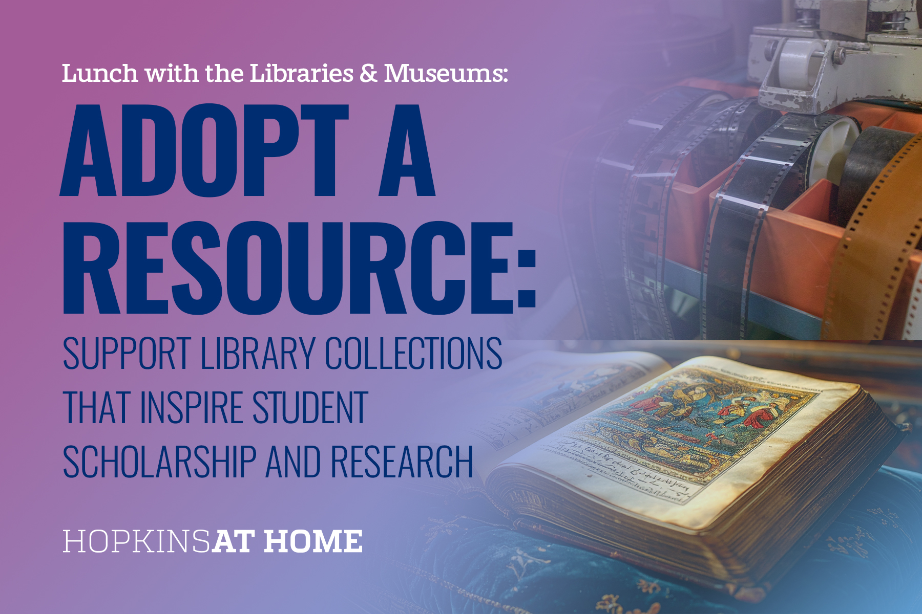 Lunch with the Libraries & Museums – Adopt A Resource Header Image