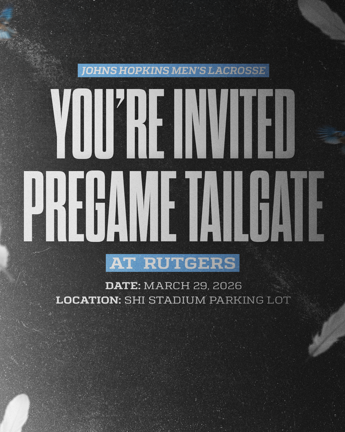 Men's Lacrosse At Rutgers Pregame Tailgate Header Image